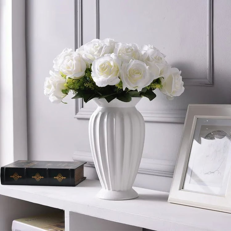Modern Minimalist Europe Style Ceramic Flower Vase