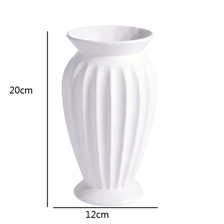 Modern Minimalist Europe Style Ceramic Flower Vase