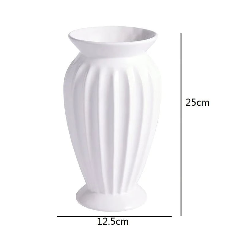 Modern Minimalist Europe Style Ceramic Flower Vase