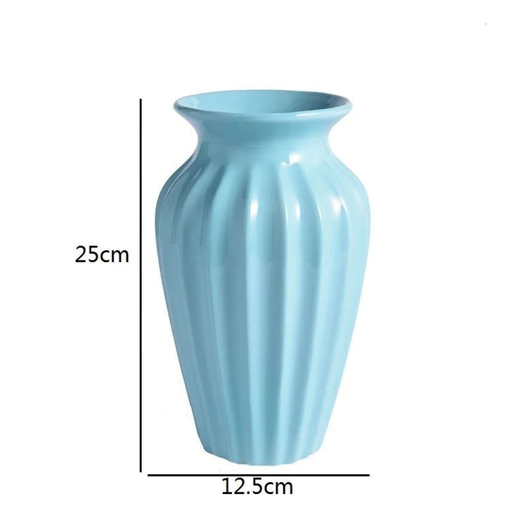 Modern Minimalist Europe Style Ceramic Flower Vase