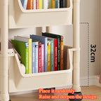 Home Snack Rack Organizer, Multi-layer Mobile Storage Handcart for Kitchen, Living Room, and Bedroom with Wheels