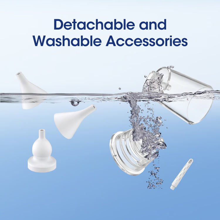 Strong Vacuum Suction Earwax Nasal Aspirator, 2 In 1 Electric Ear Wax Remover, Ear Cleaner