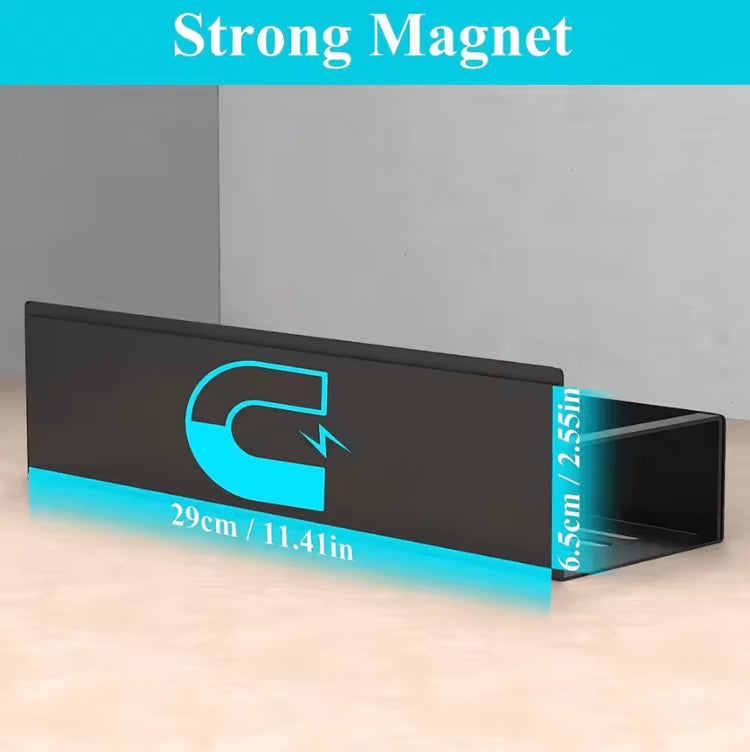 Magnetic Refrigerator Side Shelf Organizer for Spices & Kitchen Essentials