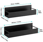 Magnetic Refrigerator Side Shelf Organizer for Spices & Kitchen Essentials