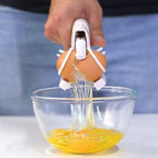 Handheld Egg Shell Cracker & Separator – Easy Egg Opener with Quick Yolk Separator Tool