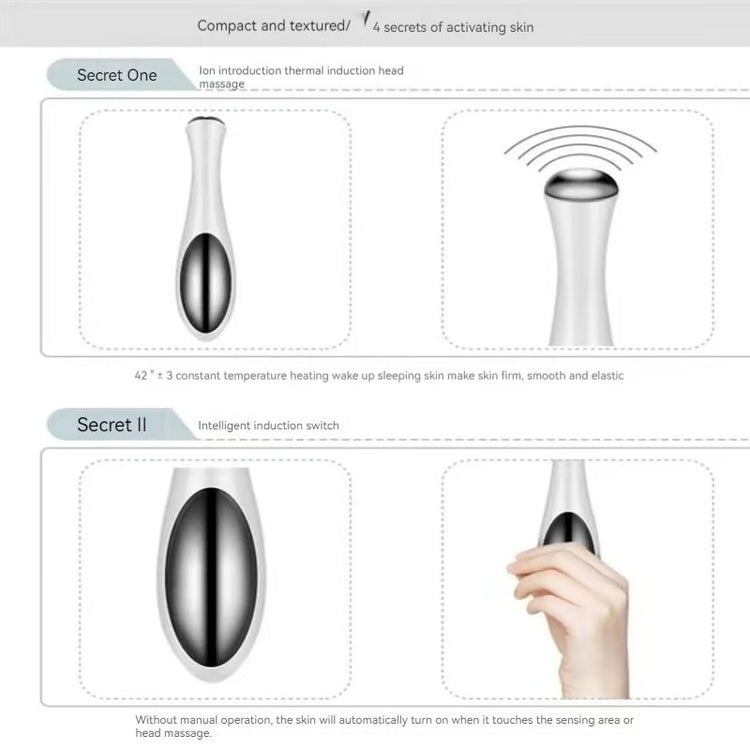 Home Electric Eye Massage Instrument, Exquisite Eye Skin De-Bagging De-Watering, Effective Fine Lines Care Instrument