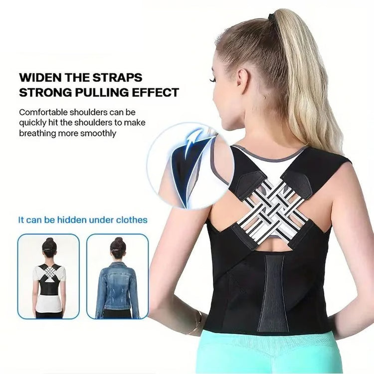 Adjustable Back Brace Posture Corrector for Full Back and Shoulder