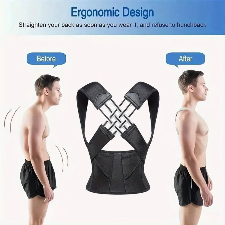 Adjustable Back Brace Posture Corrector for Full Back and Shoulder