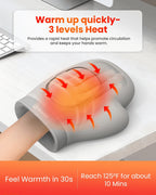 Carpal Tunnel Wrist Finger Massager, Electric Hand Massager, Airbag Compress, Portable Vibrating Kneading Gloves