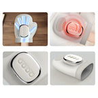 Carpal Tunnel Wrist Finger Massager, Electric Hand Massager, Airbag Compress, Portable Vibrating Kneading Gloves