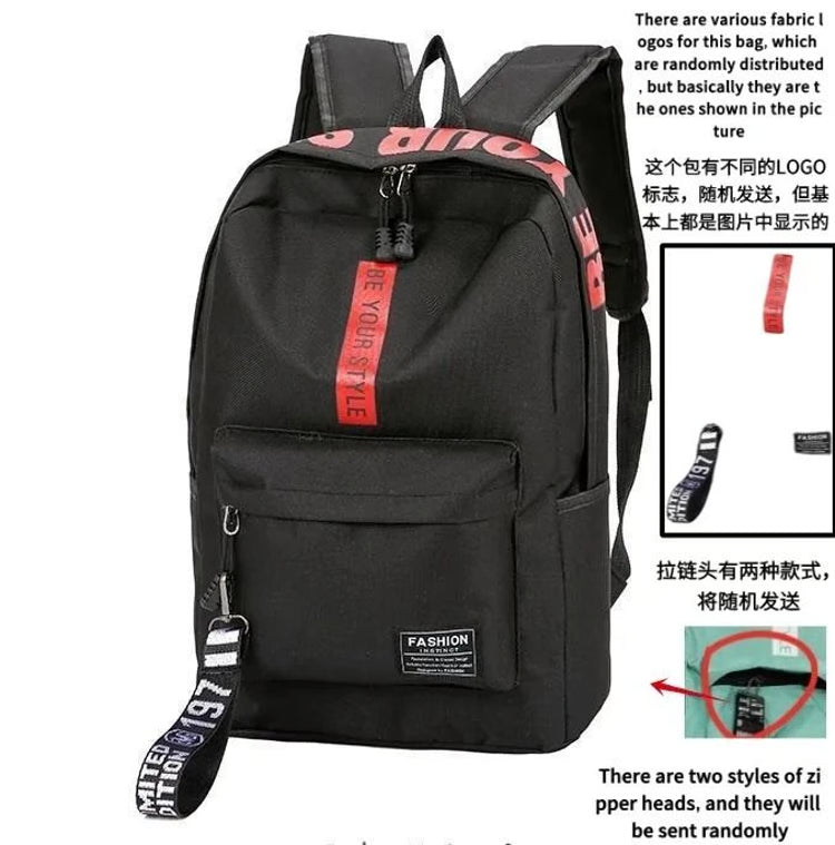 Large Capacity Korean Style School Backpack for Students