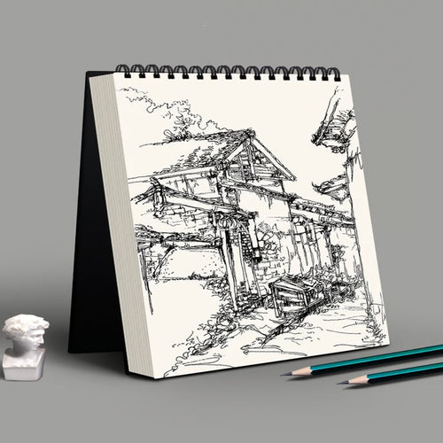 30 Sheets Spiral Bound Sketchbook A4, A5, A6, 8K, Eco-Friendly, Thick Drawing Paper for Artists Oil Painting, Sketch Pad