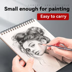 30 Sheets Spiral Bound Sketchbook A4, A5, A6, 8K, Eco-Friendly, Thick Drawing Paper for Artists Oil Painting, Sketch Pad