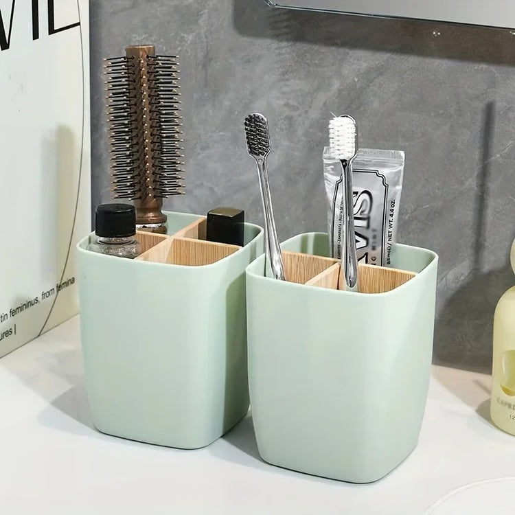 Bamboo Desk Organizer Storage Box