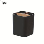 Bamboo Desk Organizer Storage Box