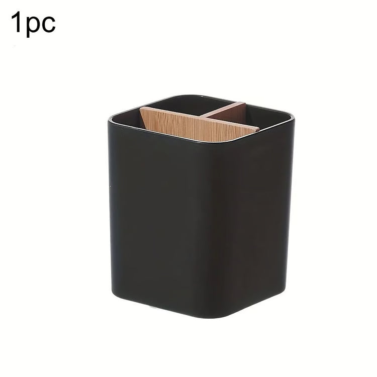 Bamboo Desk Organizer Storage Box