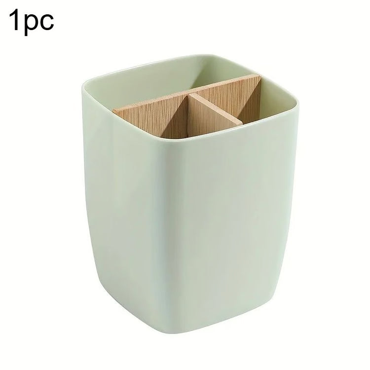 Bamboo Desk Organizer Storage Box