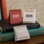 Mini Simple Desk Calendar Creative Coil Desktop Planner