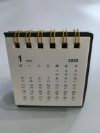 Mini Simple Desk Calendar Creative Coil Desktop Planner