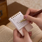 Mini Simple Desk Calendar Creative Coil Desktop Planner