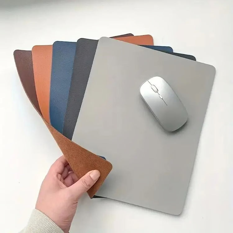 Leather Mouse Pad Simple Office Desk Mouse Pad for Home and Study