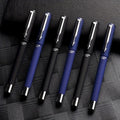 3-Piece Executive Frosted Ballpoint Pen Set – 0.7mm Titanium Steel Tip & Ultra-Smooth Neutral Ink for High-Performance W