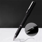 3-Piece Executive Frosted Ballpoint Pen Set – 0.7mm Titanium Steel Tip & Ultra-Smooth Neutral Ink for High-Performance W