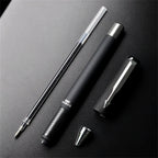 3-Piece Executive Frosted Ballpoint Pen Set – 0.7mm Titanium Steel Tip & Ultra-Smooth Neutral Ink for High-Performance W