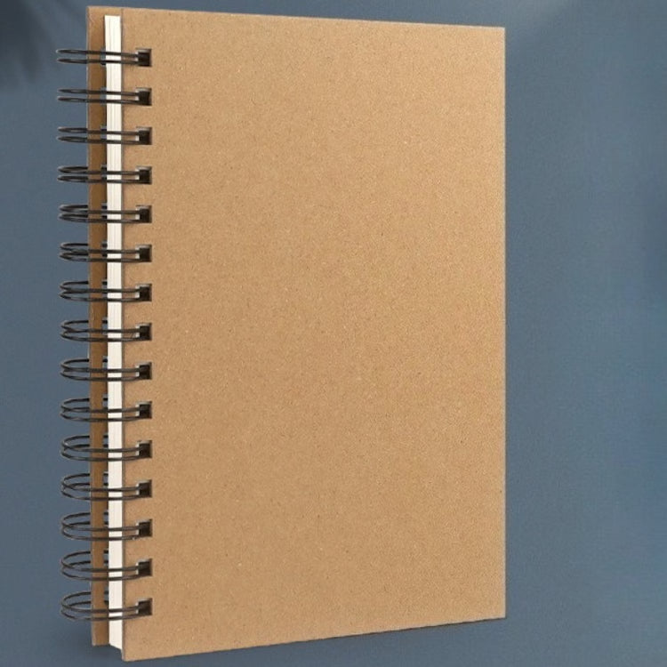 Vintage Loose Leaf Notebook, Watercolor Drawing Book, Multipurpose Scrapbooking Journal for Art, Travel, and Ideal