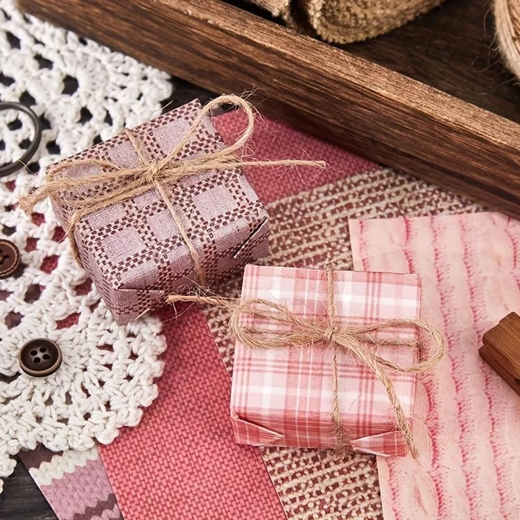 Vintage Textured Decorative Paper Pack For Crafts And Scrapbooking
