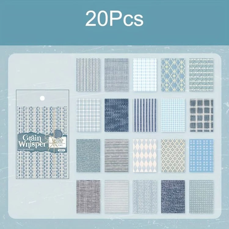 Vintage Textured Decorative Paper Pack For Crafts And Scrapbooking