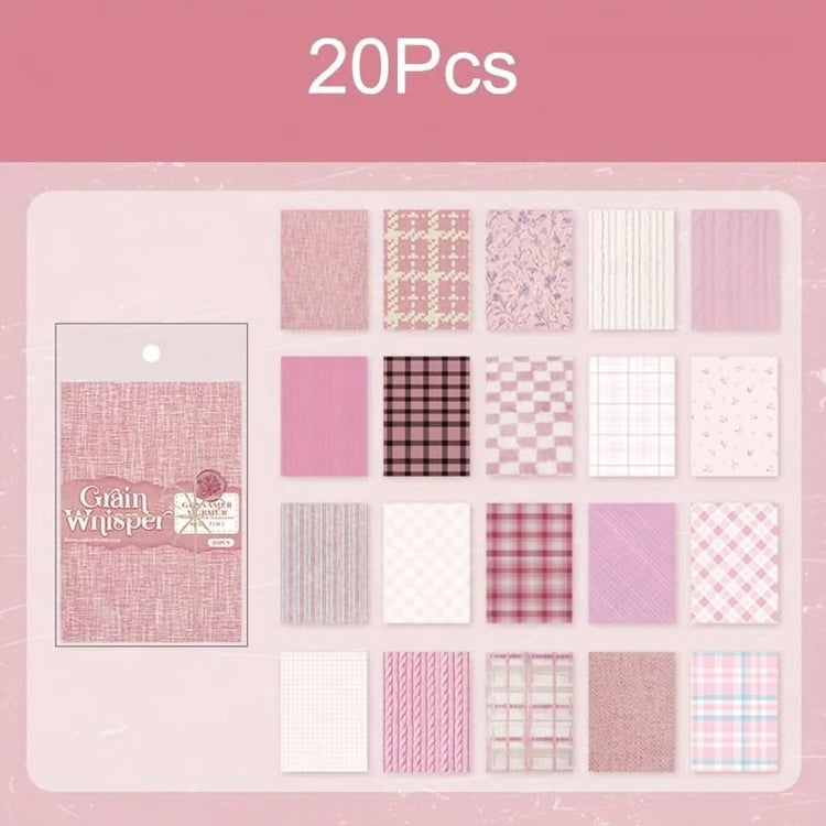 Vintage Textured Decorative Paper Pack For Crafts And Scrapbooking