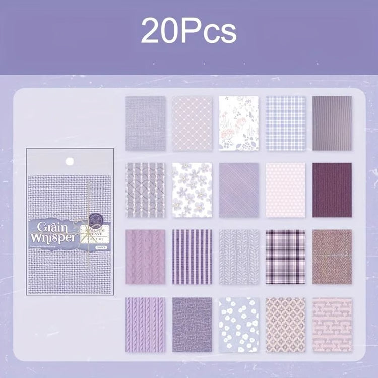 Vintage Textured Decorative Paper Pack For Crafts And Scrapbooking