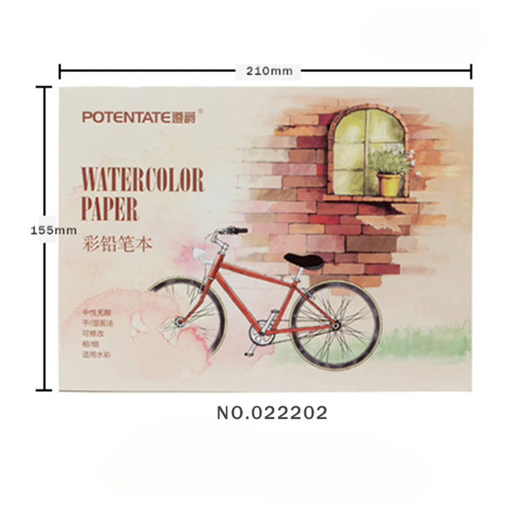 Watercolor Sketchbook Sheets for Beginner Drawing, Color Pencil Sketch, Painting Handbook Paper Art Supplies